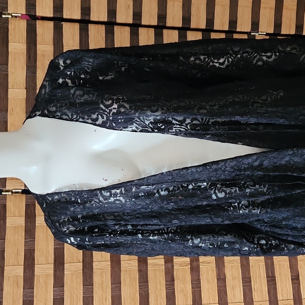 MSK lace assymetrical collar jacket - Picture 2 of 7